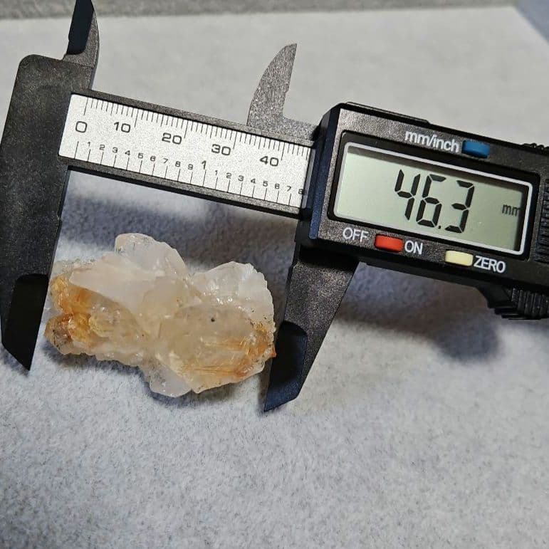 ルチル クォーツ 46.3mm 原石 ヒマラヤ産