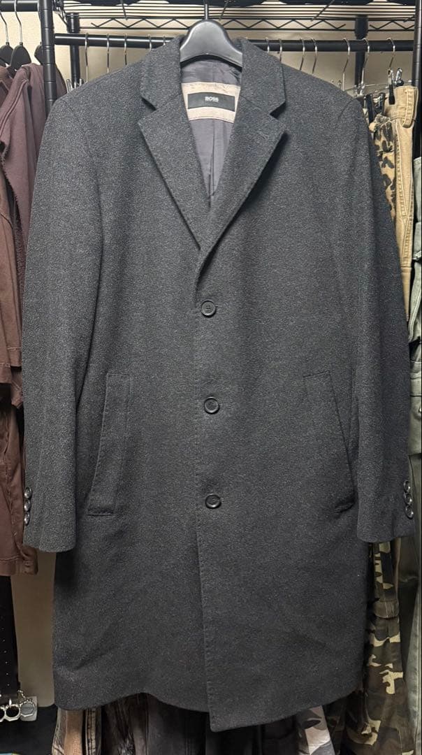 M*m様 ヒューゴボス HUGO BOSS カシミア×ウール チェスターコート