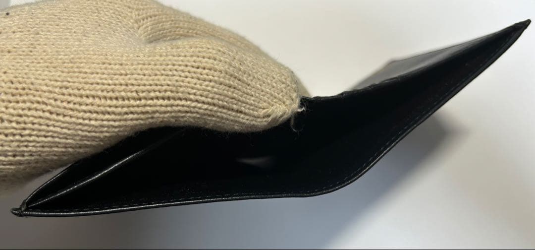 【新品】皇居 限定 二つ折り財布　ブラック　黒　東御苑 本革 皇居財布　小銭入れ