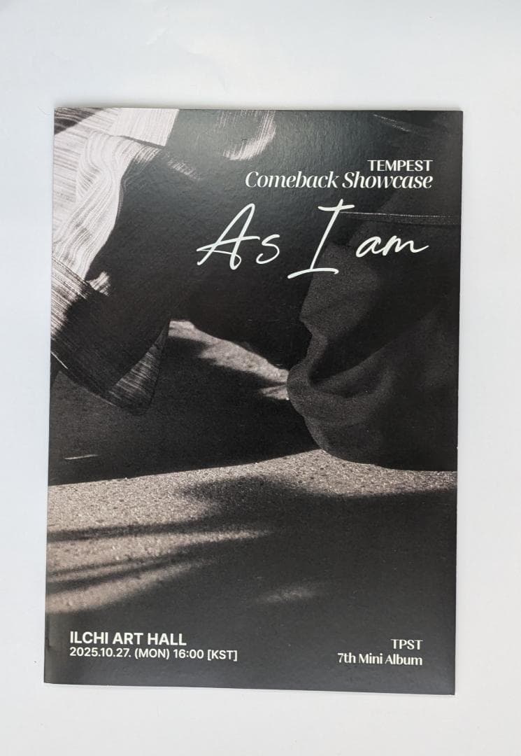 ★非売品◆直筆サインCD＆報道資料◆TEMPEST◆As I am