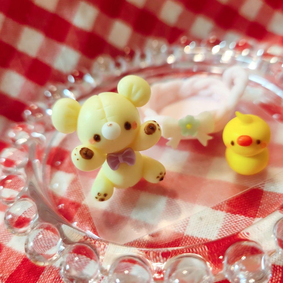 テディベアbaby♡カゴ&あひるset