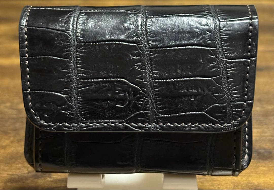 最終値下げ　WILDSWANS ARTHUR CROCODILE BLACK