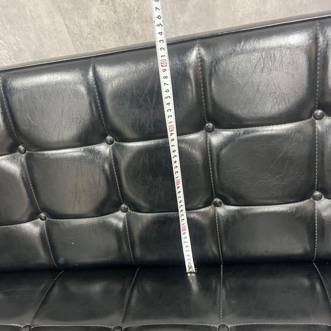 オールド　カリモク　Kチェア 2シーター ブラック