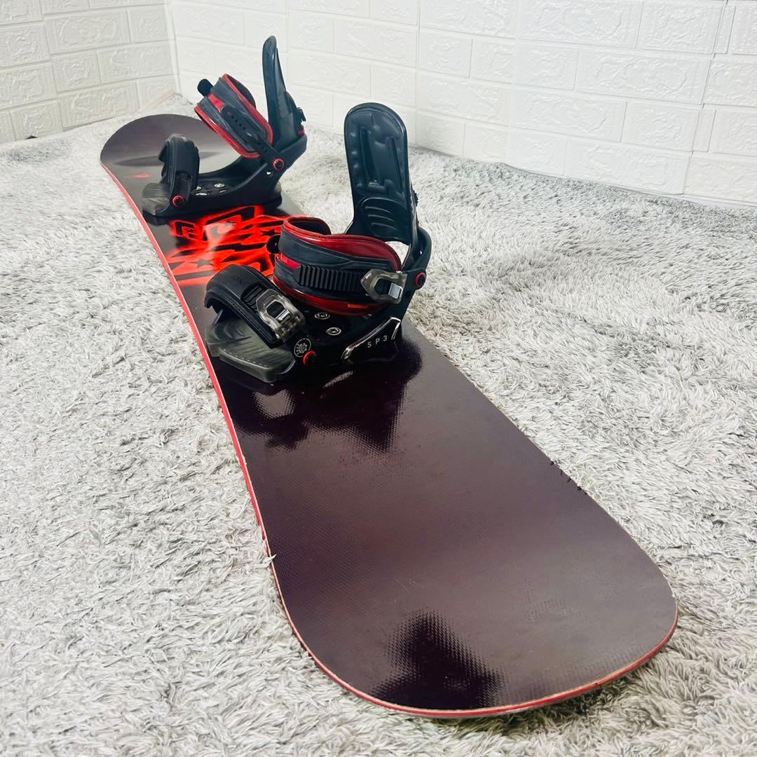 【初心者おすすめ】 ELAN　サロモン　SP3　スノーボード セット 156cm