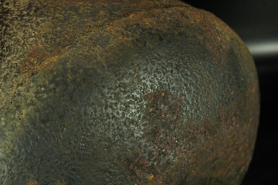 茶道具 阿弥陀堂釜 大西浄長 書札付 古美術(K-YC511)