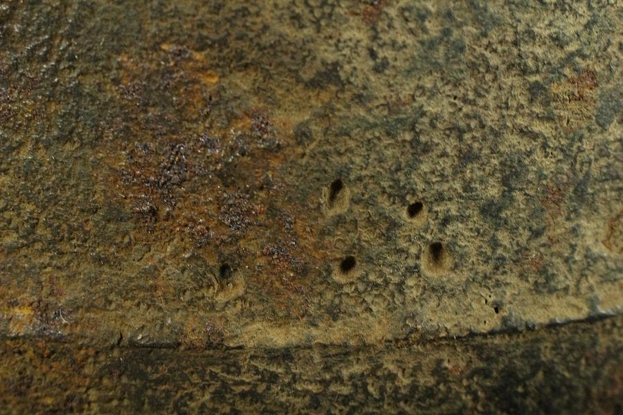 茶道具 阿弥陀堂釜 大西浄長 書札付 古美術(K-YC511)