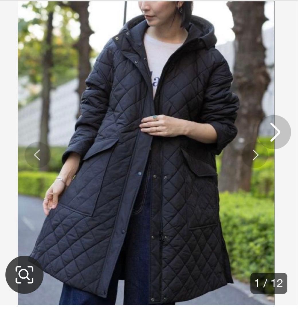 バンヤードストーム　2WAY中綿ブルゾン　ロングダウンコート　黒　M