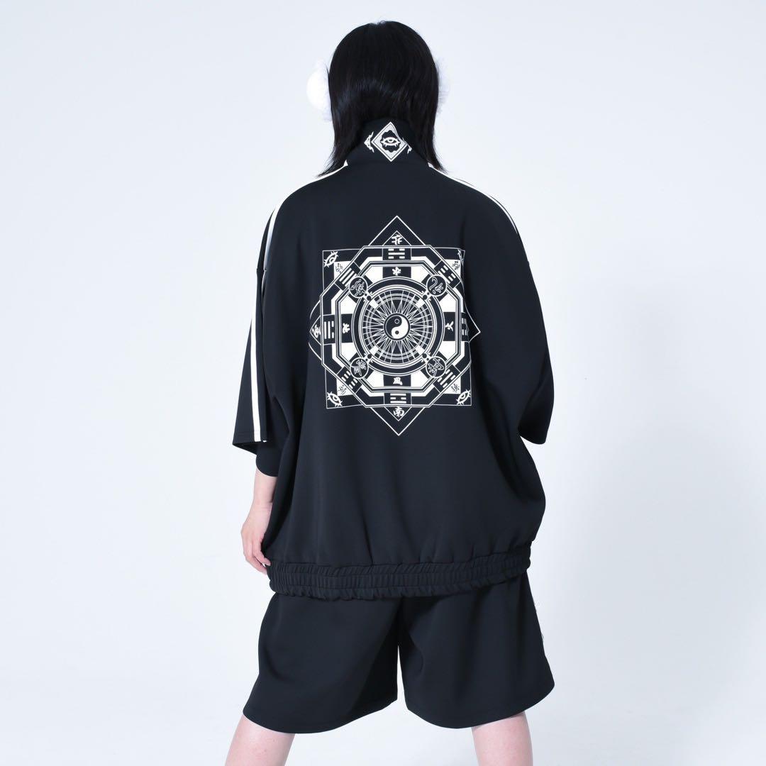 REFLEM レフレム チャイナ 半袖 ハーフスリーブ ジャージ ブルゾン