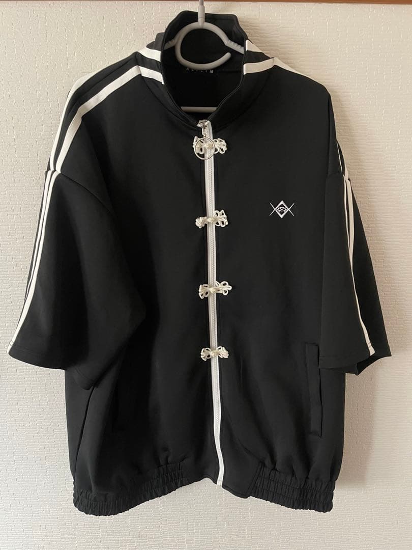 REFLEM レフレム チャイナ 半袖 ハーフスリーブ ジャージ ブルゾン