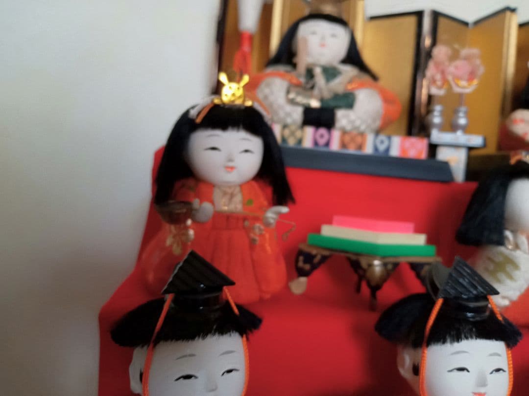 木目込みミニ雛人形