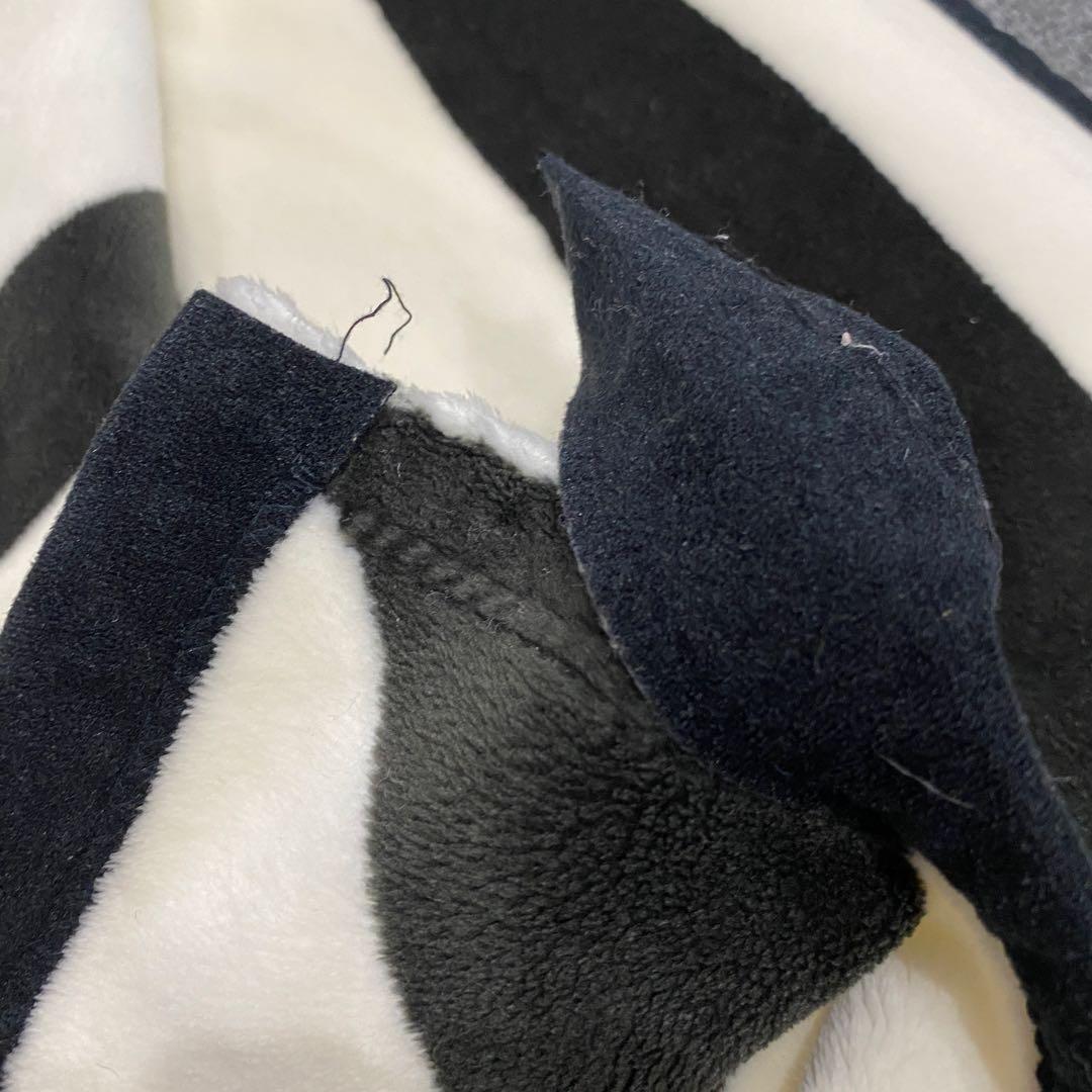 【CELINE】セリーヌ　ゼブラ柄 毛布　ブランケット