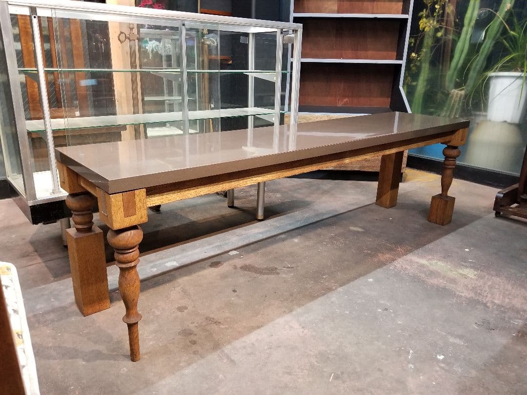 オーダーメイド　アート　スピンドル　レッグス　ロング　サイドボード　テーブル