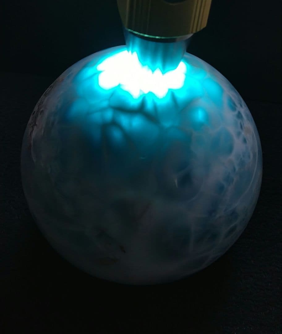 【超レア品】ラリマー特大スフィア　丸玉　置物　原石　超希少　美品　コレクション品