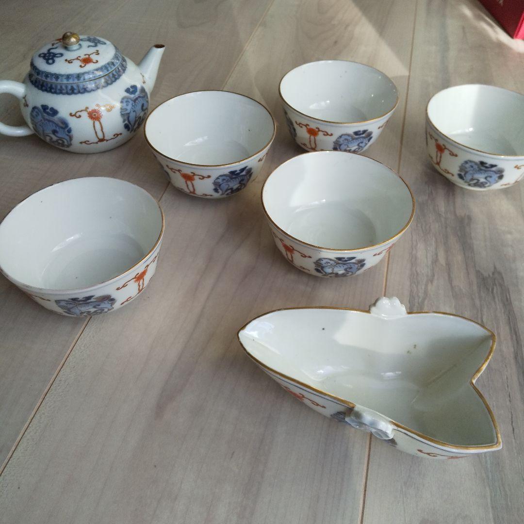 土日セールお値下げアンティーク有田辻製煎茶器セット