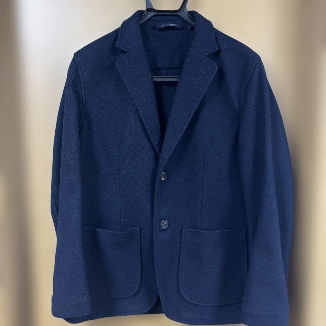 年末セール　LARDINI ネイビー カジュアルジャケット