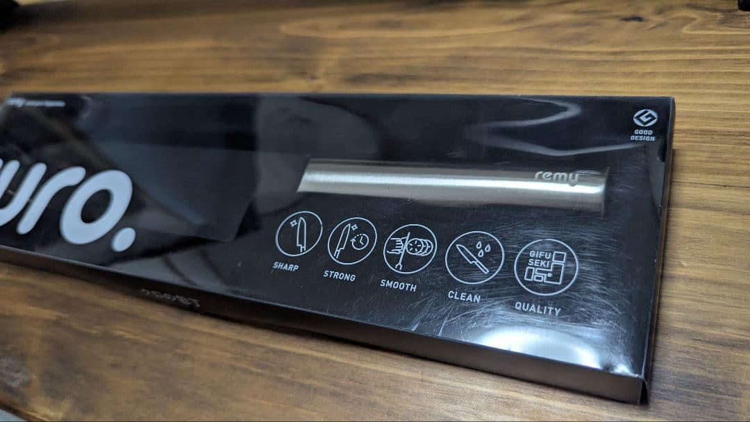 匿名発送★remy 平野レミ Kuro 三徳包丁 未使用品 ヤクセル