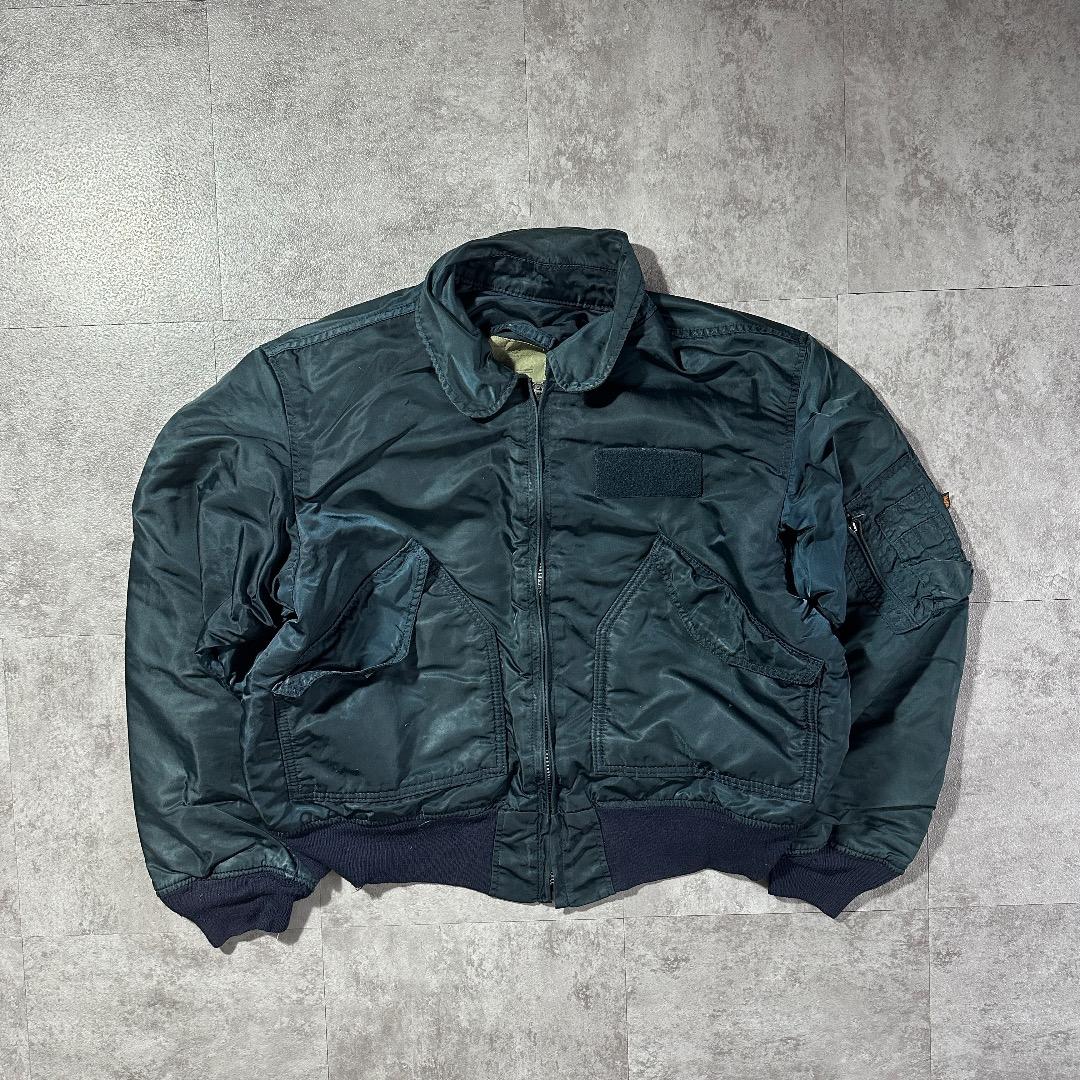 90s Alphe アメリカ製 cwu45p ジップ欠損 L