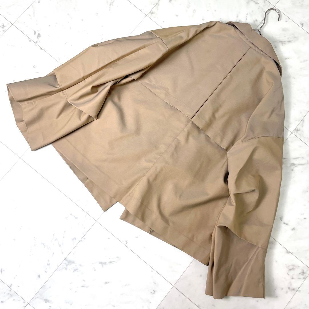 【新品未使用】アンスリード ショートオリガミトレンチコート ベージュ F