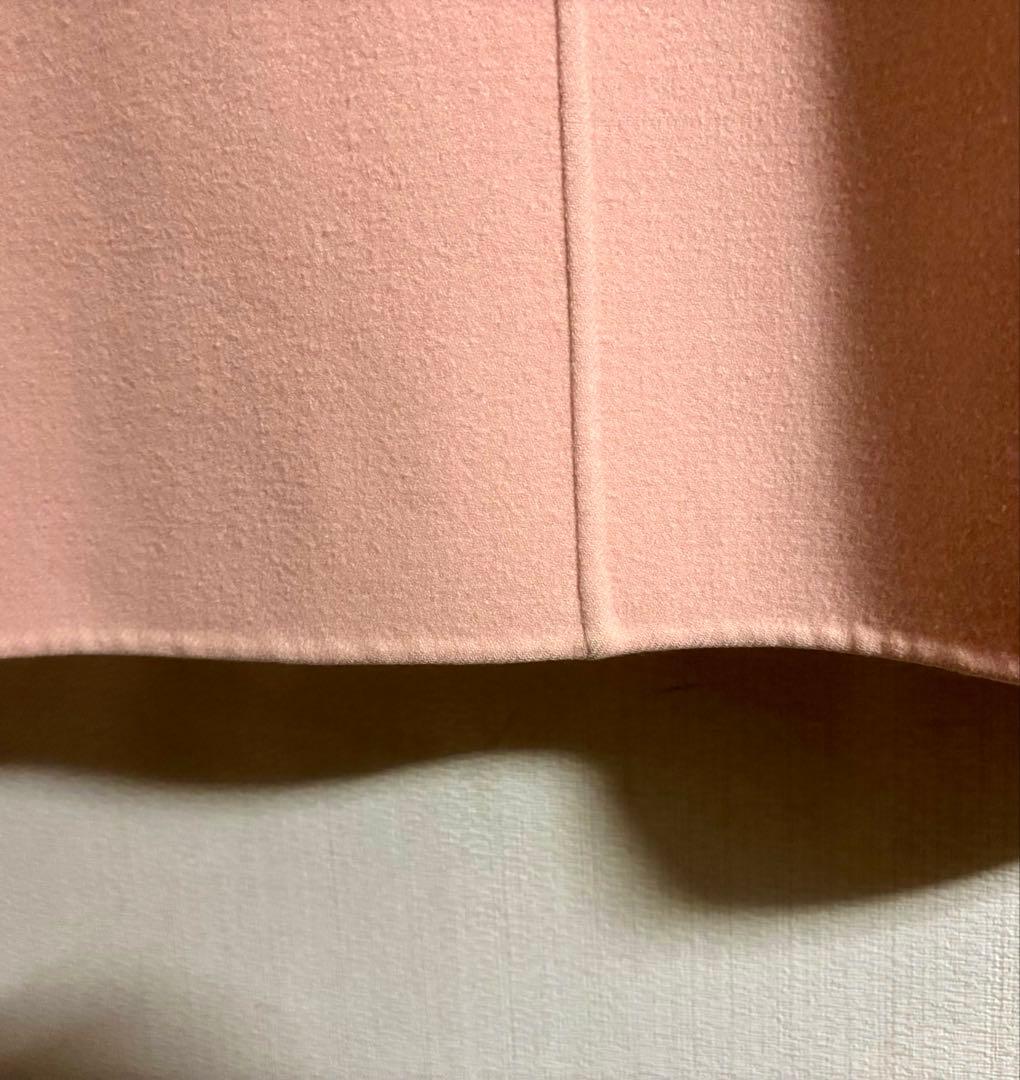 Drawer ドゥロワー　ダブルフェイス ノーカラーメルトンコート　36