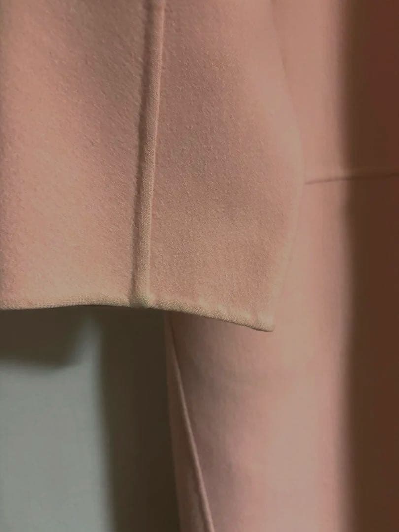 Drawer ドゥロワー　ダブルフェイス ノーカラーメルトンコート　36