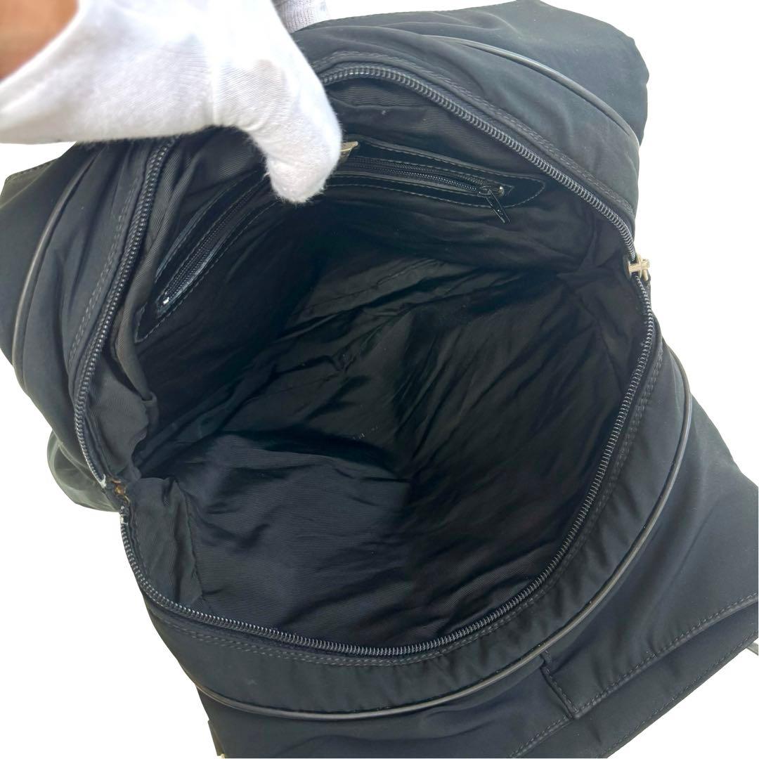 ロエベ トートバック 肩掛け ブラック シルバー金具 ロゴ刻印 ハンドバック