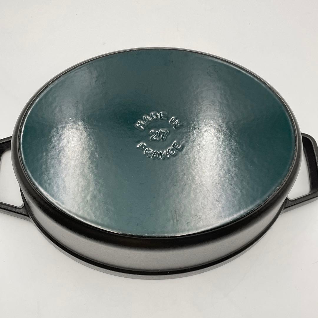 美品　STAUB ピコココット オーバル 27cm ブラック