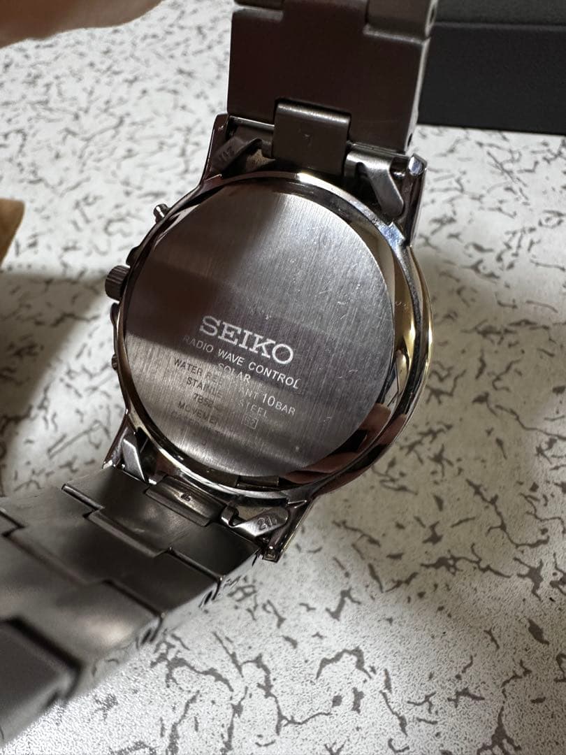 【48hSALE】 SEIKO セイコーソーラー電波時計SBTM169