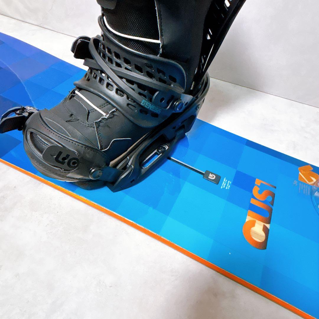 バートン カスタム×最上位バイン　スノーボード3点セット　万能　Wax済