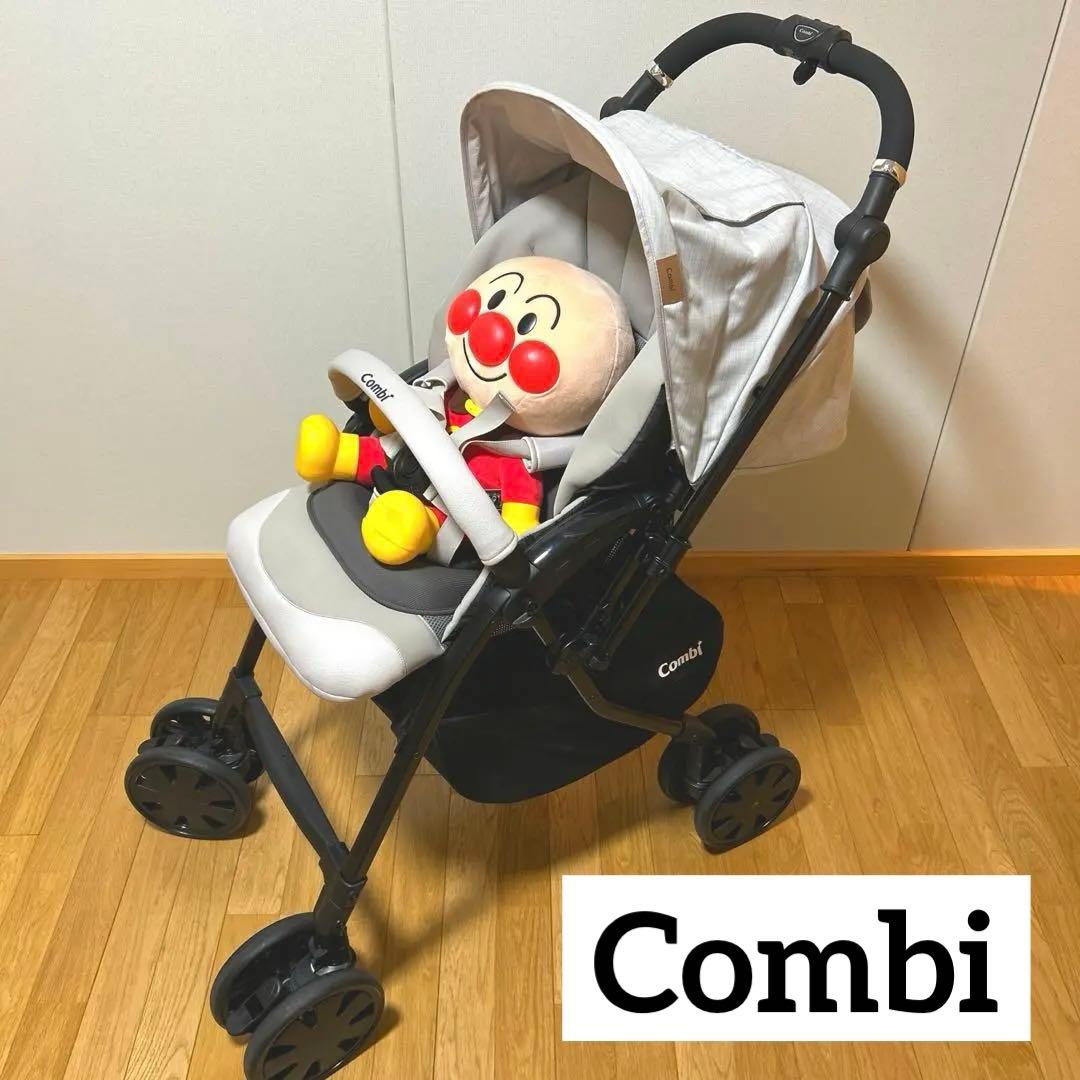 【極美品】コンビ ホワイトレーベル クロスゴー 4キャス エッグショック UJ