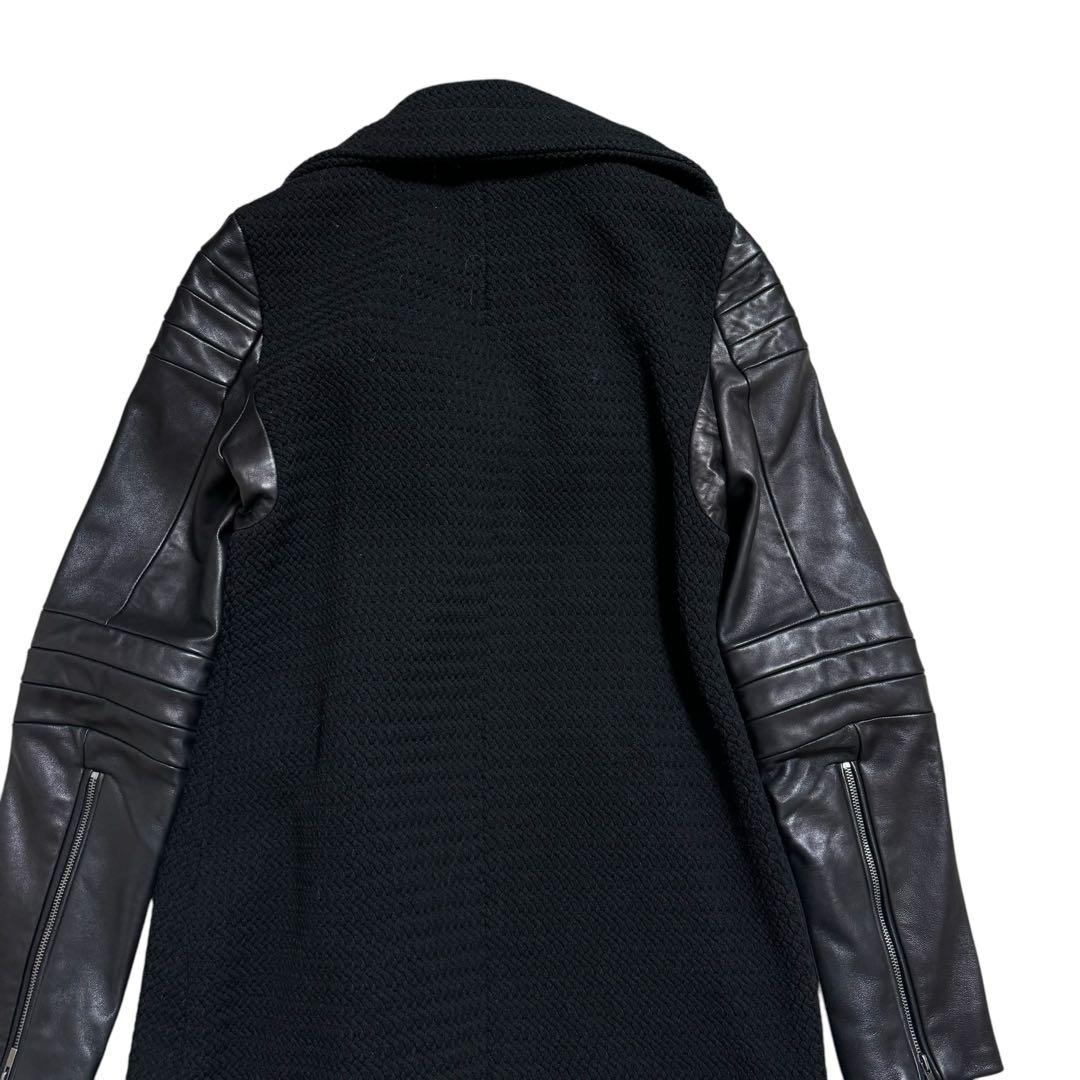 DIANE von FURSTENBERG ライダースコート　両袖ラムレザー