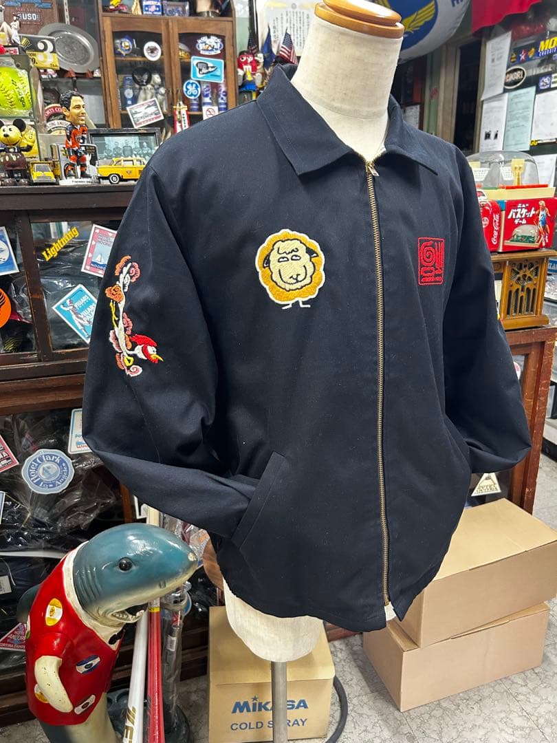 SETAGAYA 刺繍 スカジャン 黒　世田谷ベース　所さん　トイズマッコイ