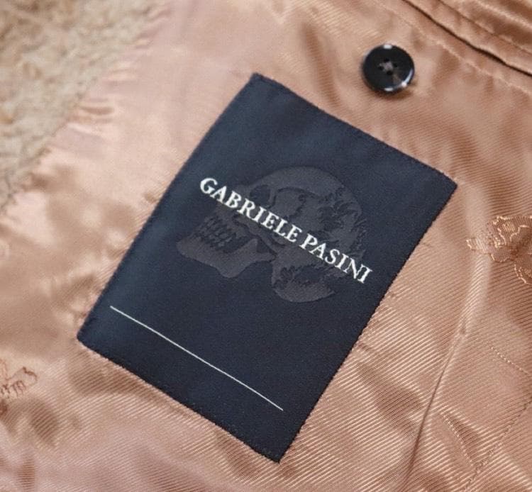 未使用 ガブリエレ パジーニ イタリア製 ウールモヘヤ チェスターコート 2XL