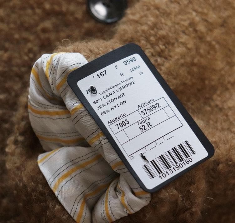 未使用 ガブリエレ パジーニ イタリア製 ウールモヘヤ チェスターコート 2XL