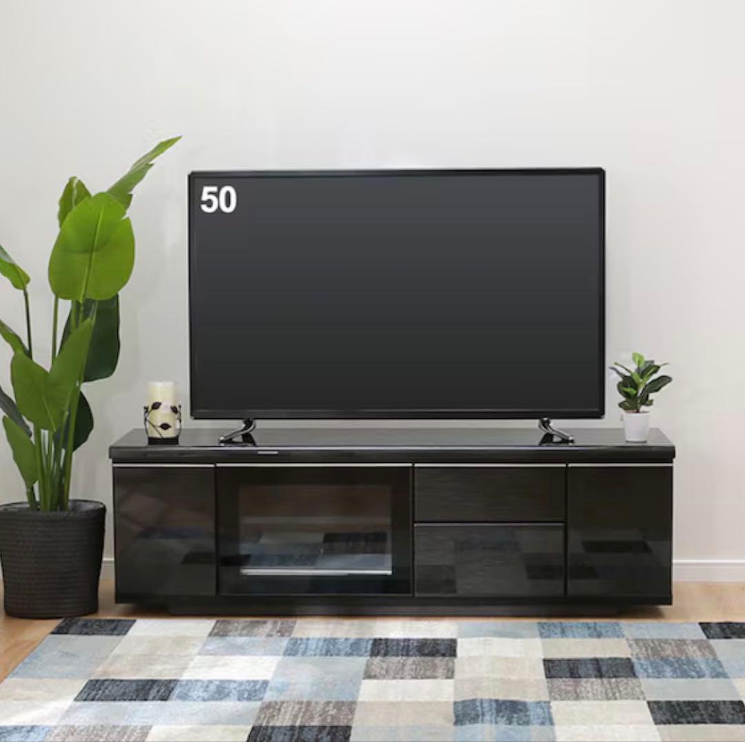 ニトリ ローボード ポスティア 150 BK ブラック テレビ台 送料込