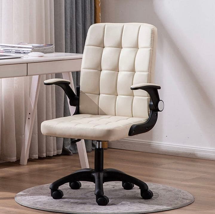 【新品未使用】跳ね上げ式アームレスト デスクチェア パソコンチェア