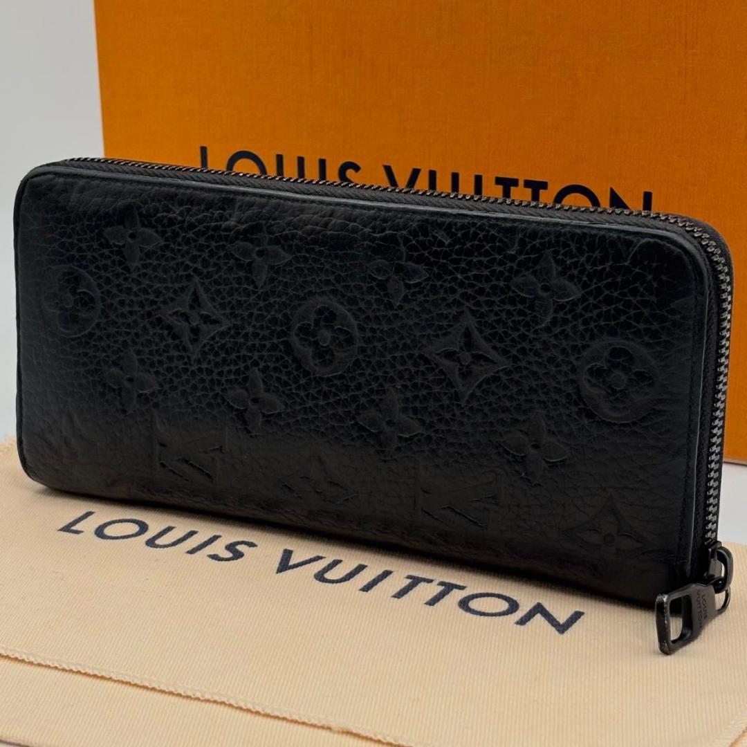 極美品 現行 ルイヴィトン ジッピーウォレット ヴェルティカル トリヨン 黒
