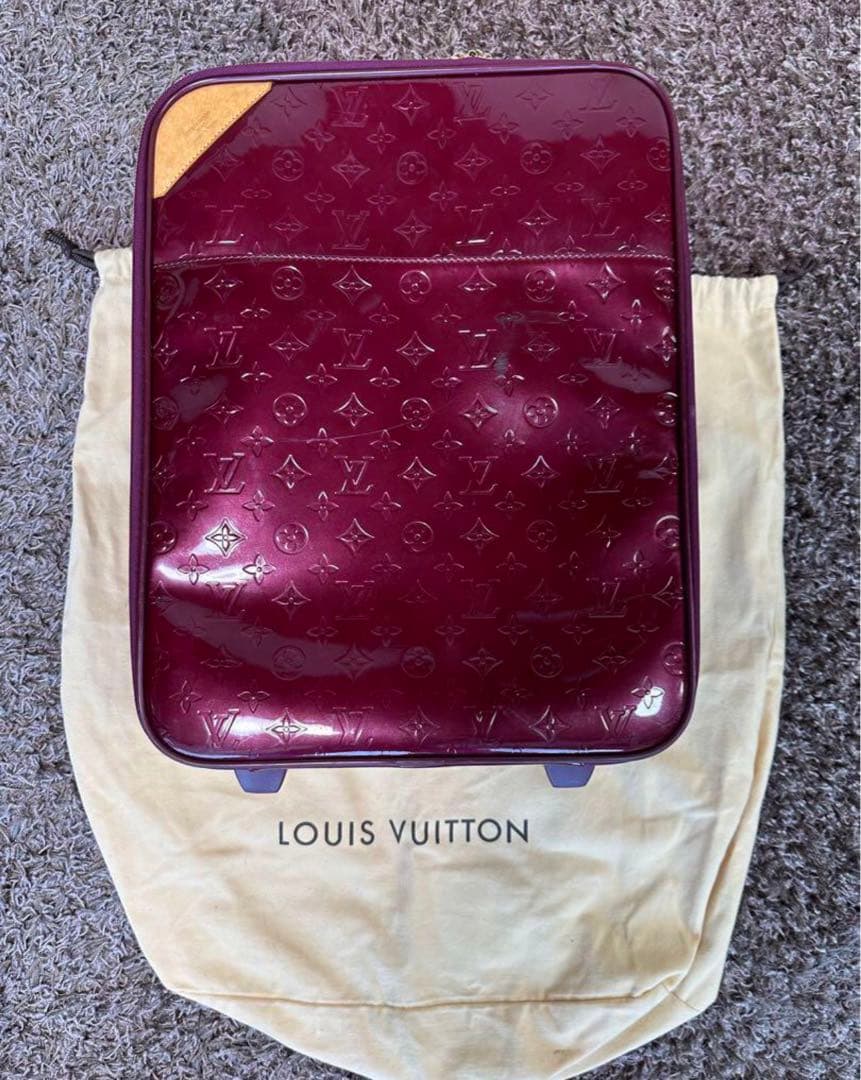 美品 ルイヴィトン ペガス キャリーケース ヴェルニ ヴィトン