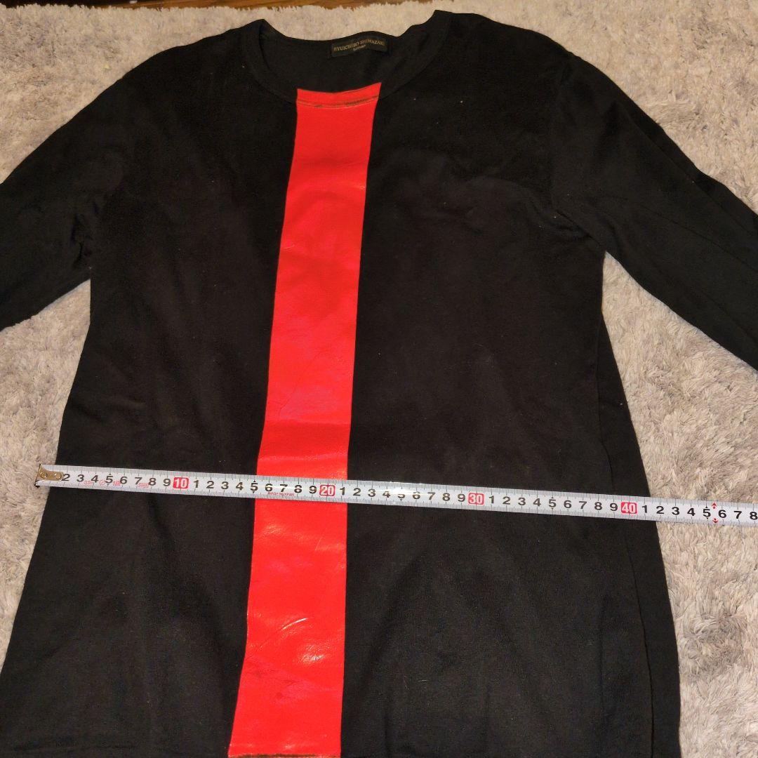 RYUICHIRO SHIMAZAKI 長袖　ロンT ブラック/オレンジ