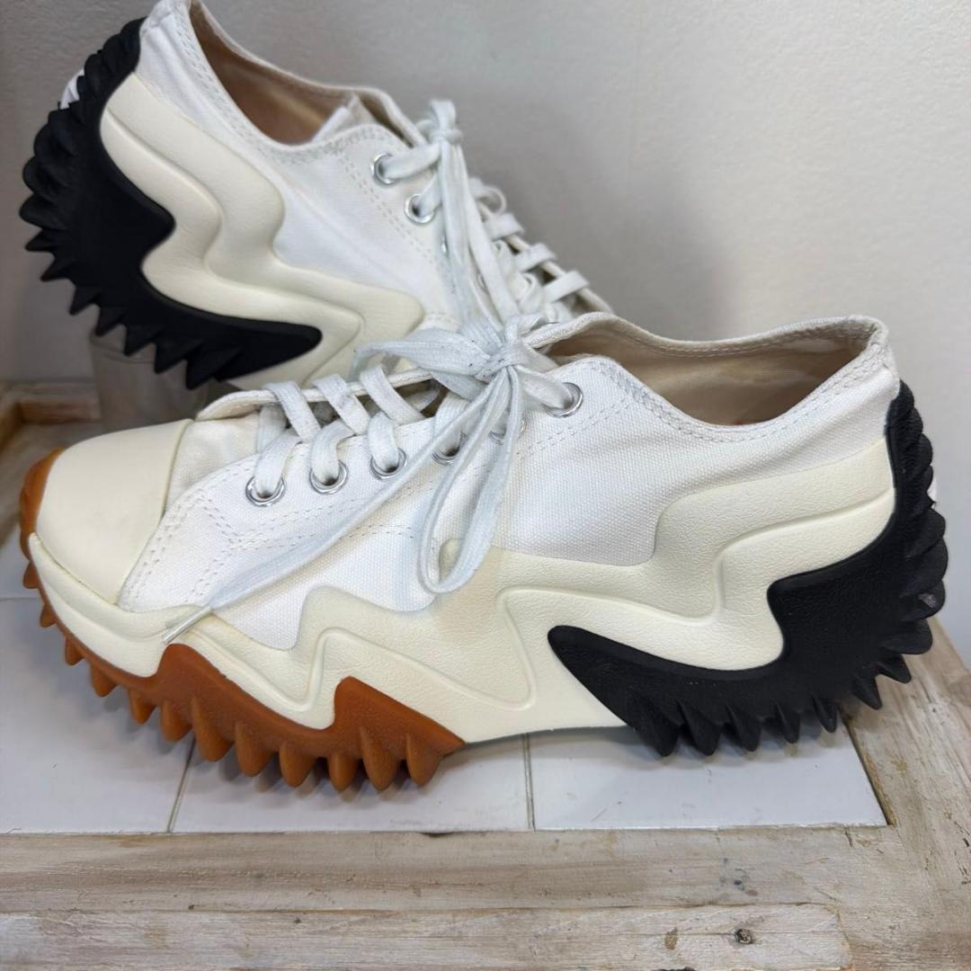 23.5cm 韓国限定　CONVERSE スニーカー ランスターモーション 厚底