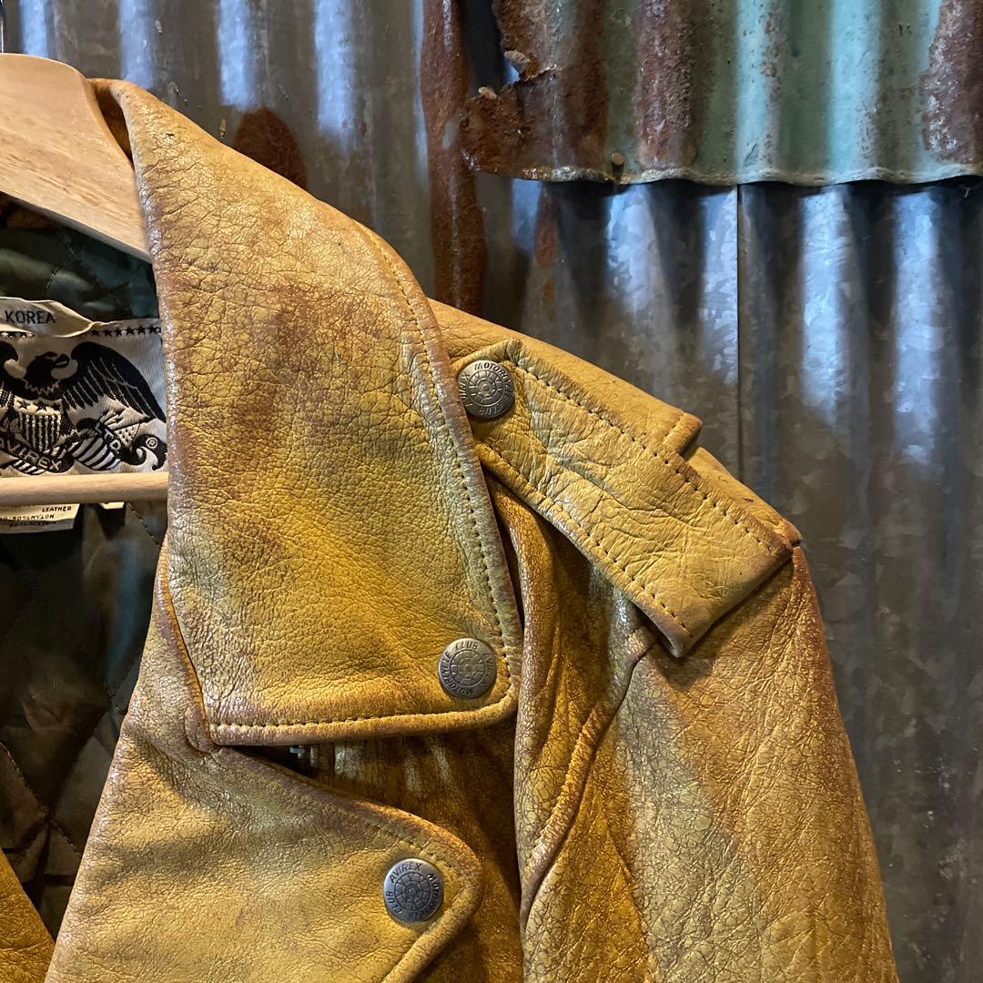 AVIREX レザージャケット バイカー 韓国製