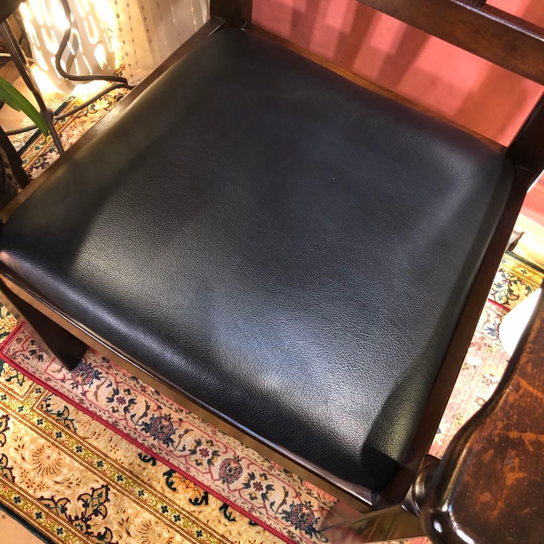 我妻直子 　80’sヴィンテージ ブナ無垢　アンティークアームチェア