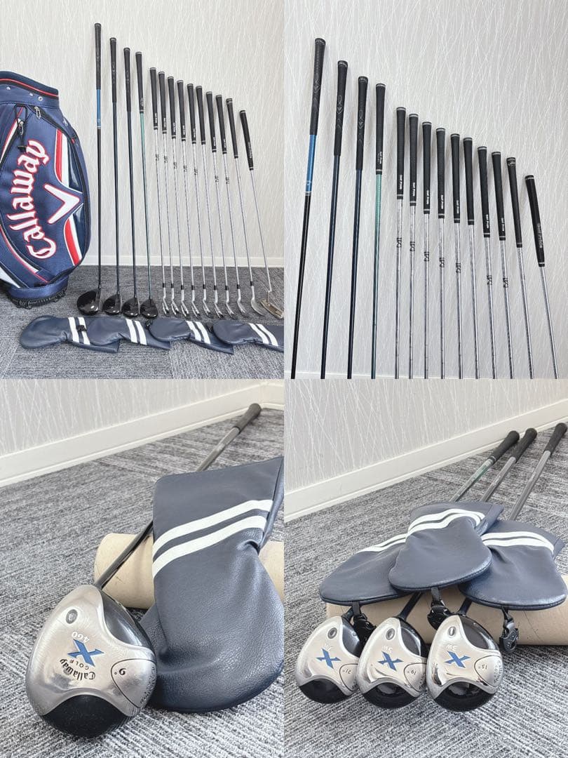 超豪華❗キャロウェイ/ X★ゴルフクラブ 初心者用 メンズ ゴルフセット