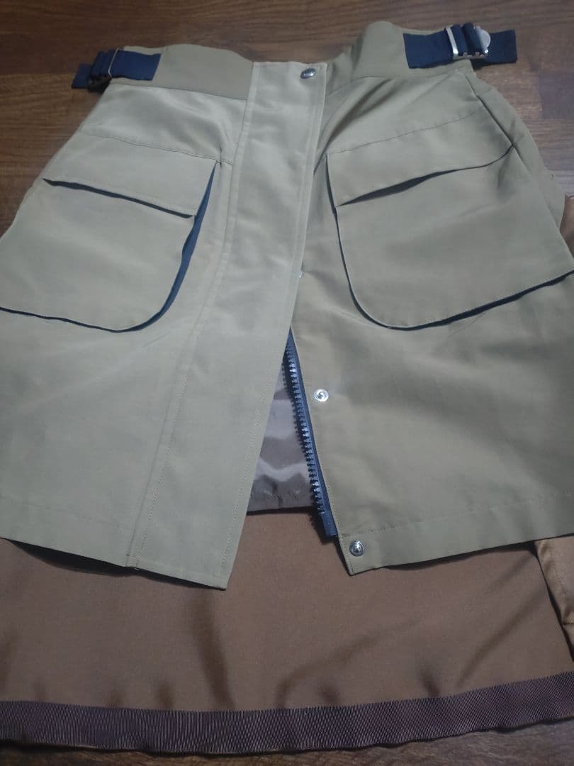 sacai 22SS　ドッキングミックスデザインスカート