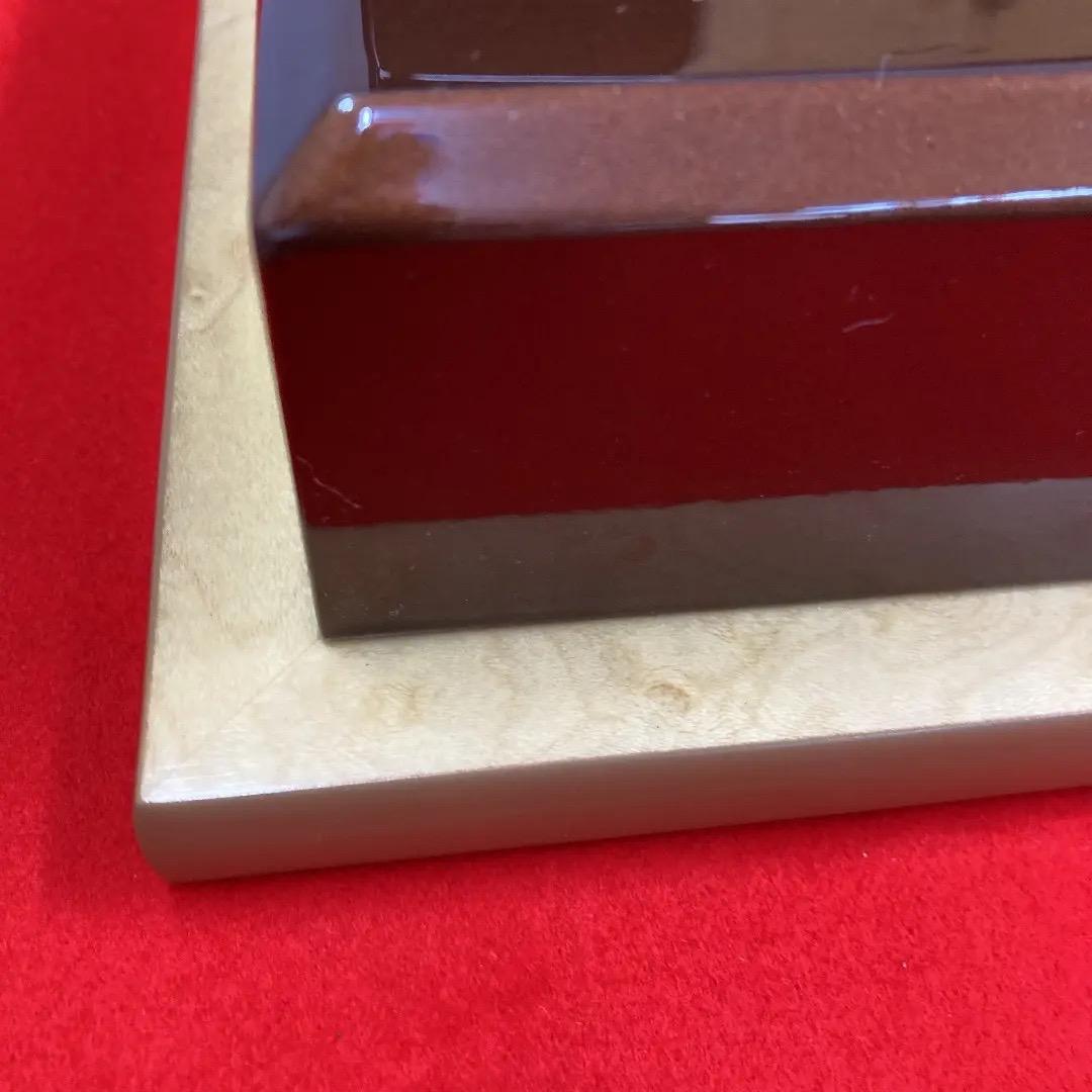 F15　台と屏風のみ　巾83㎝位　訳あり特価　ひな人形飾り台　高級塗り台