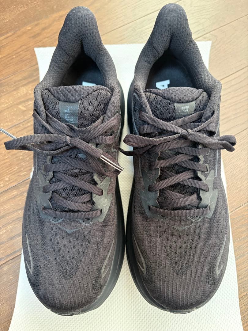 HOKA W CLIFTON 10 ブラック 24.0cm