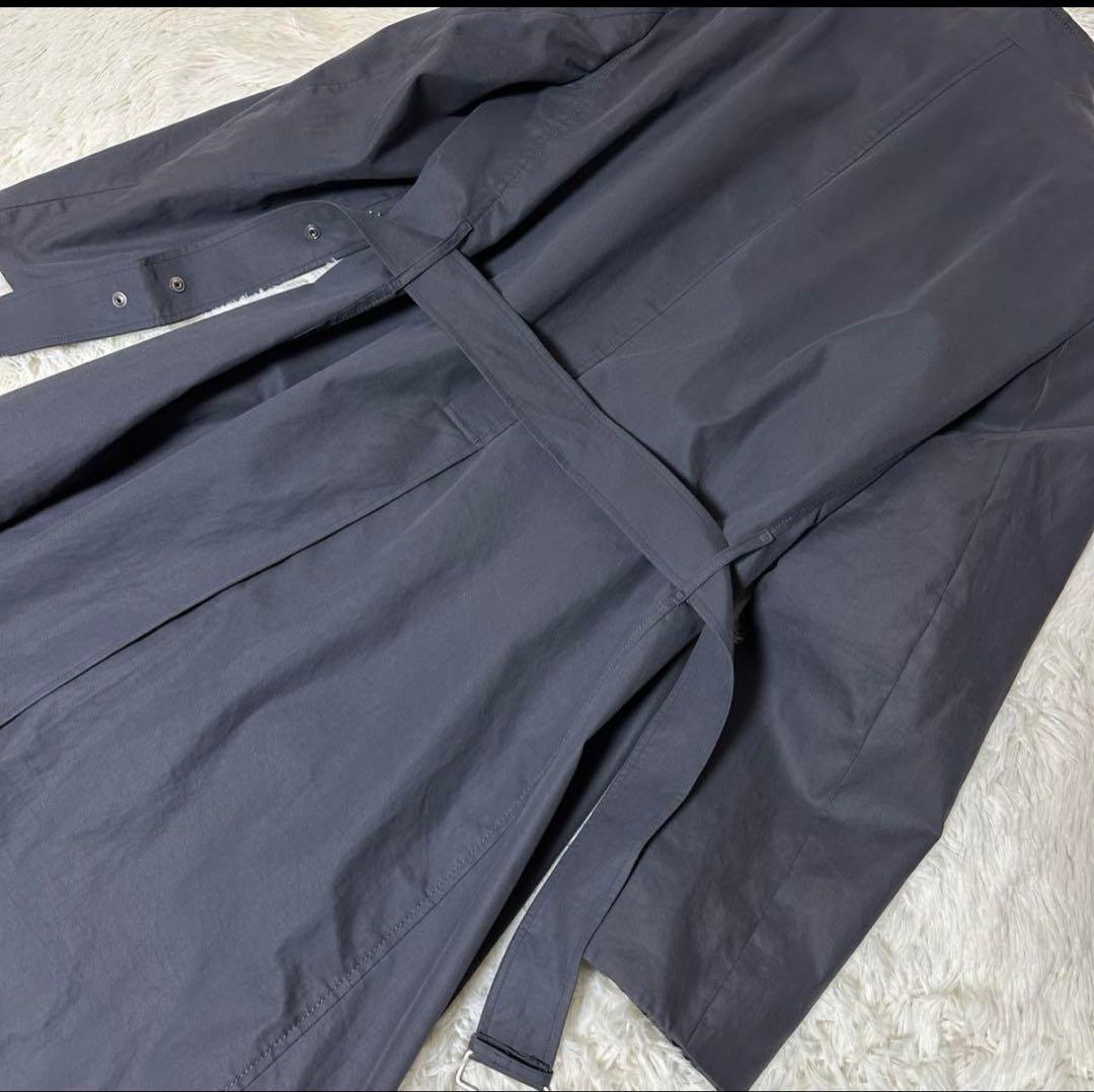 バーバリーロンドン トレンチコート ノバチェック グレー XL