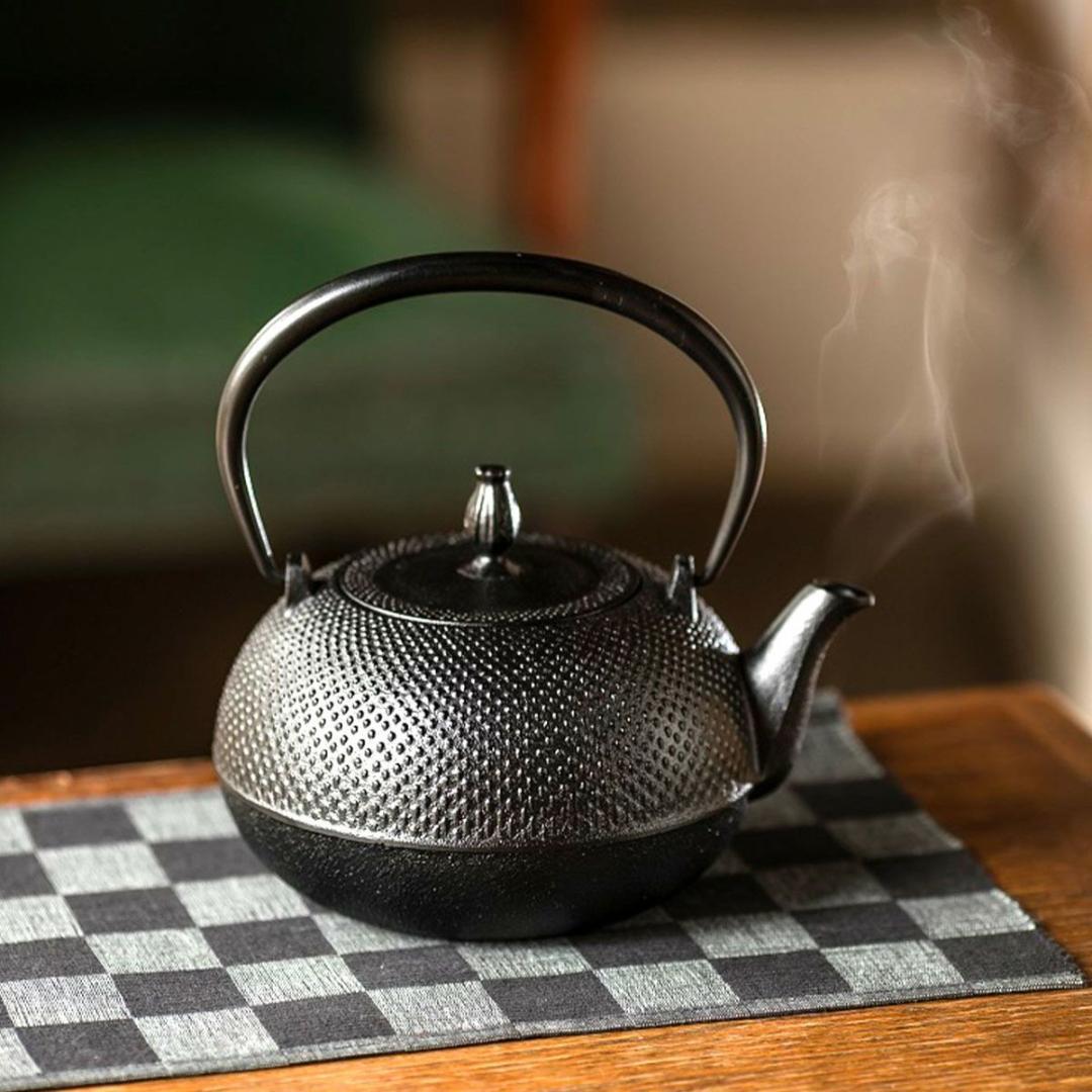 新品　南部鉄器 「南部鉄瓶　希（のぞみ）南部池永」 1.4L | IH直火対応