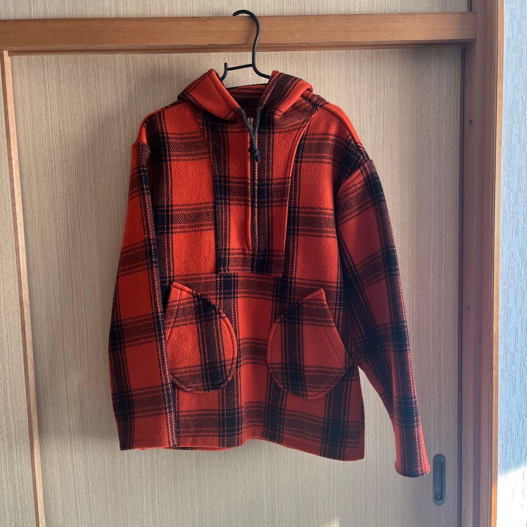 WAREHOUSE チェック　ウール　プルオーバー 40