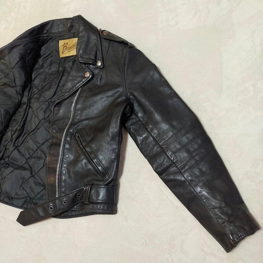 70S 80S　Berman's　ヴィンテージ　ダブルライダースジャケット