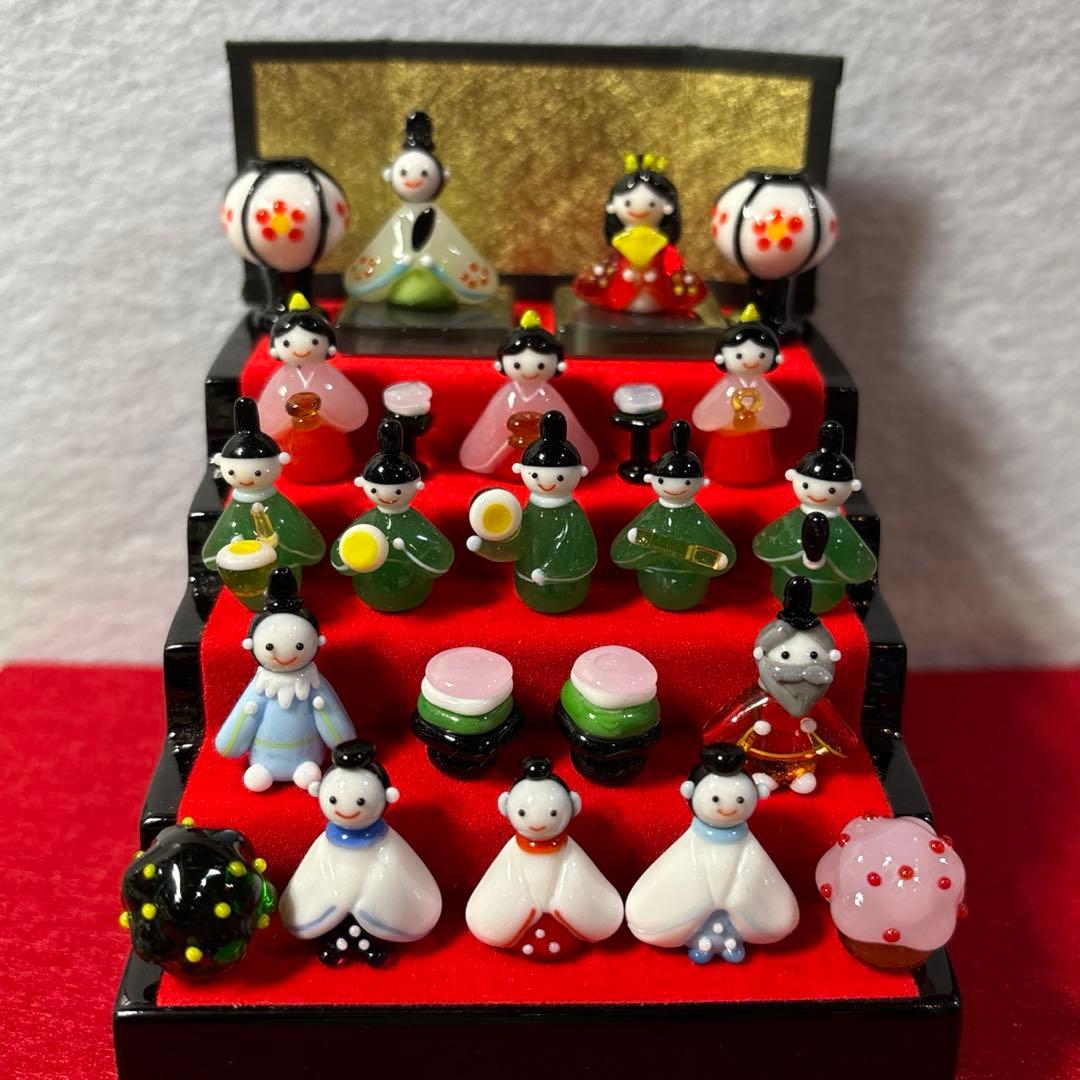 mishi38　お雛様五段飾りセット　ミニチュア